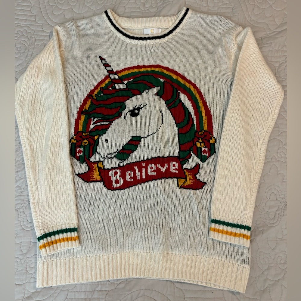 Unicorn Christmas Sweater